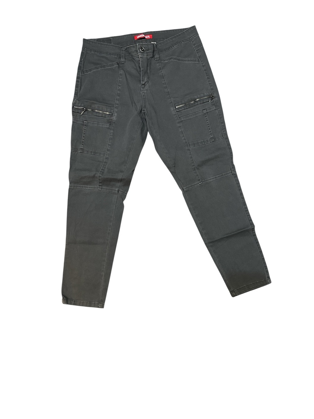 Women’s unionbay Dark Gray Cargo Zip Pocket Pants size 11